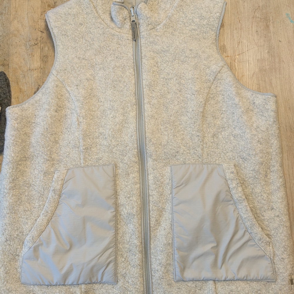 Smartwool Gray Women's Vest L reversible